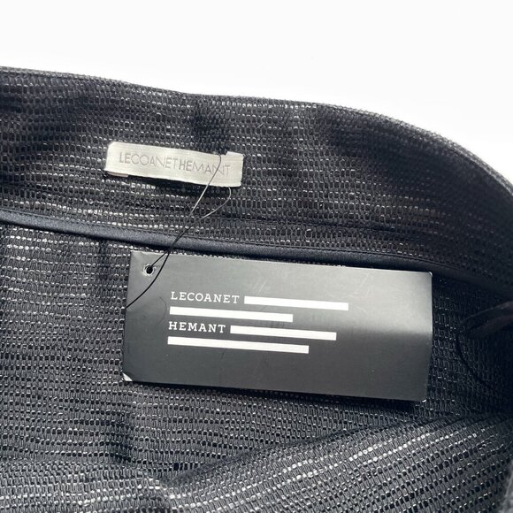 Lecoanet Hemant Mini Skirt Black Size IT 38 US 2 NEW NWT - Picture 4 of 9
